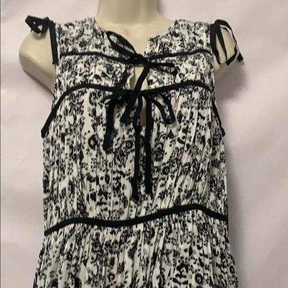 REBECCA MINKOFF‎ BLACK & WHITE DRESS S - Picture 7 of 12